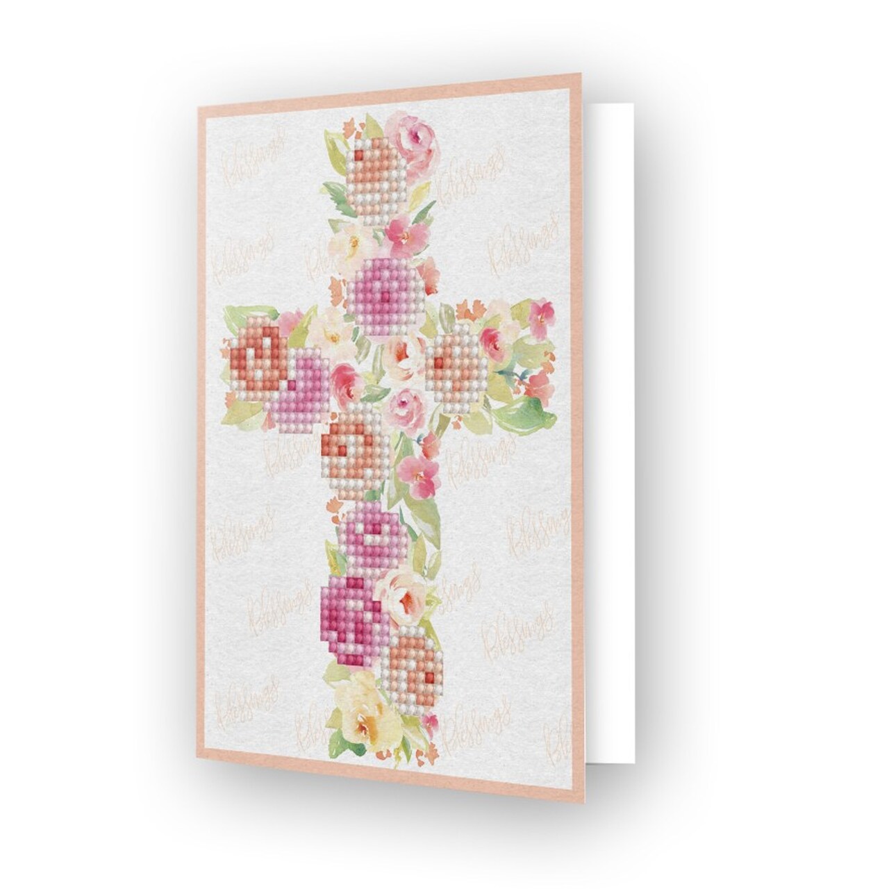 Diamond Dotz Blessings Diamond Art Cards, Handmade Diamond Painting Cards Kit, Handmade Greeting Cards Kits for Thank You Notes and Special Occasions
